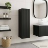 Cabinet de Salle de Bain Mural Noir 33 x 34,5 x 100 cm 617610617610