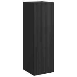Cabinet de Salle de Bain Mural Noir 33 x 34,5 x 100 cm 617610617610