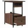 Cabinet de chevet Chêne brun 60 x 30 x 61 cm Bois d'ingénierie 617614617614