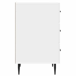 Cabinet de chevet avec tiroir Blanc brillant 43 x 41 x 66,5 cm 617617617617
