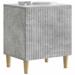 Cabinet de chevet 2 pcs Gris béton 43 x 34,5 x 50 cm 617620617620