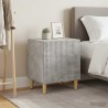 Cabinet de chevet 2 pcs Gris béton 43 x 34,5 x 50 cm 617620617620