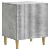Cabinet de chevet 2 pcs Gris béton 43 x 34,5 x 50 cm 617620617620