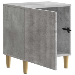 Cabinet de chevet 2 pcs Gris béton 43 x 34,5 x 50 cm 617620617620