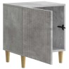 Cabinet de chevet 2 pcs Gris béton 43 x 34,5 x 50 cm 617620617620