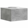 Cabinet de chevet mural 2 pcs Gris béton 33 x 34,5 x 20 cm 617627617627
