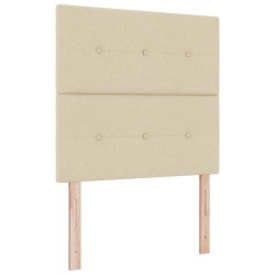 Tête de lit LED avec bandes LED Crème 90 cm tissu 617629617629