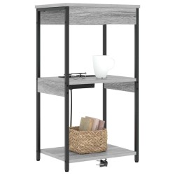 Cabinet de chevet Gris Sonoma 41 x 31 x 76 cm Bois d'ingénierie 617631617631