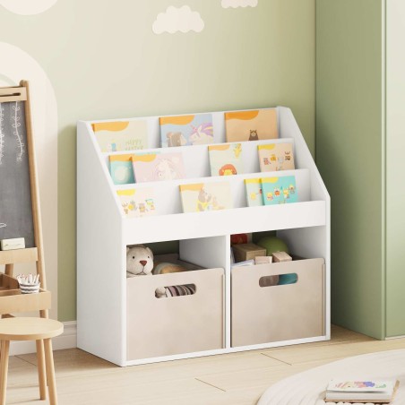 Bibliothèque pour enfants Blanc 72,5 x 29,5 x 69 cm 617633617633