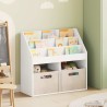 Bibliothèque pour enfants Blanc 72,5 x 29,5 x 69 cm 617633617633