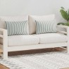Oreiller d'extérieur lot de 2 Impression rayure 60 x 40 cm Gris 617634617634
