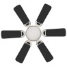 Ventilateur de plafond avec lumière Ø 82 cm Noir 617635617635