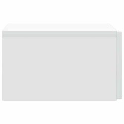 Cabinet de chevet mural avec tiroir Blanc 33 x 34,5 x 20 cm 617636617636