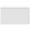 Cabinet de chevet mural avec tiroir Blanc 33 x 34,5 x 20 cm 617636617636