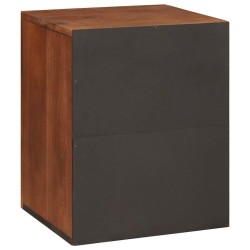 Cabinet de salle de bain avec étagère Marron 38 x 33,5 x 48 cm 617637617637