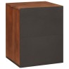 Cabinet de salle de bain avec étagère Marron 38 x 33,5 x 48 cm 617637617637