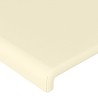 Tête de lit à LED Crème 144x5x118/128 cm Similicuir 617641617641