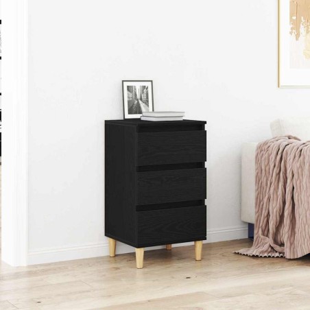 Cabinet de chevet Chêne noir 40 x 35 x 70 cm Bois d'ingénierie 617643617643