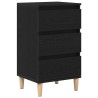 Cabinet de chevet Chêne noir 40 x 35 x 70 cm Bois d'ingénierie 617643617643