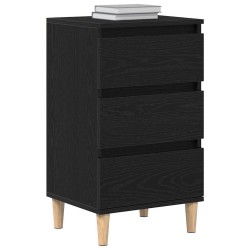 Cabinet de chevet Chêne noir 40 x 35 x 70 cm Bois d'ingénierie 617643617643