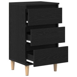 Cabinet de chevet Chêne noir 40 x 35 x 70 cm Bois d'ingénierie 617643617643