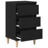Cabinet de chevet Chêne noir 40 x 35 x 70 cm Bois d'ingénierie 617643617643