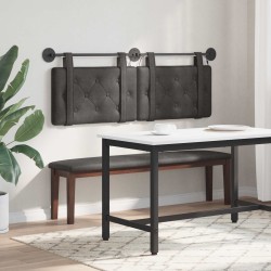 Tête de lit suspendue Avec lumière LED Noir PU antique 617645617645