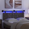 Tête de lit suspendue Avec lumière LED Noir PU antique 617645617645