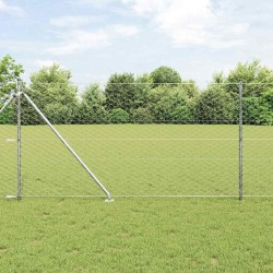Clôture hexagonale avec poteau 100 x 1,4 m Acier galvanisé 617646617646