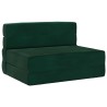 Canapé-lit pliable Vert foncé 70 x 72 x 60 cm Tissu 617652617652