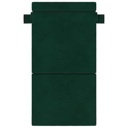 Canapé-lit pliable Vert foncé 70 x 72 x 60 cm Tissu 617652617652