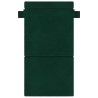 Canapé-lit pliable Vert foncé 70 x 72 x 60 cm Tissu 617652617652