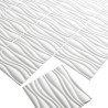 Panneaux muraux 12 pcs 50 x 50 cm Blanc 617654617654