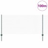 Clôture hexagonale avec poteau 100 x 1 m Acier recouvert de PVC 617658617658