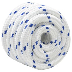 Corde de bateau 10 m 3 Blanc et bleu PP 617663617663