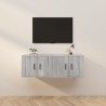 Meubles TV muraux 2 pcs sonoma gris 57x34,5x40 cm 617672617672