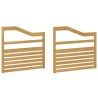 Module d'accoudoirs 2 pcs Blanc 79 x 4 x 73 cm 617678617678
