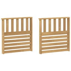 Module d'accoudoirs 2 pcs Blanc 60 x 6 x 61 cm 617679617679