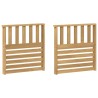 Module d'accoudoirs 2 pcs Blanc 60 x 6 x 61 cm 617679617679