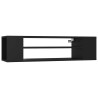 Meuble TV suspendu Noir 100x30x26,5 cm Bois d’ingénierie 617680617680
