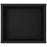 Meuble TV suspendu Noir 100x30x26,5 cm Bois d’ingénierie 617680617680