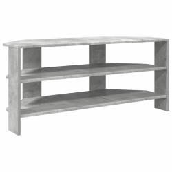 MeubleTVd'Angle Gris béton 102x40,5x45cm Bois d'ingénierie 617684617684
