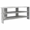 MeubleTVd'Angle Gris béton 102x40,5x45cm Bois d'ingénierie 617684617684