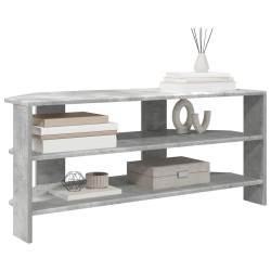 MeubleTVd'Angle Gris béton 102x40,5x45cm Bois d'ingénierie 617684617684