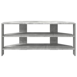 MeubleTVd'Angle Gris béton 102x40,5x45cm Bois d'ingénierie 617684617684