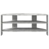 MeubleTVd'Angle Gris béton 102x40,5x45cm Bois d'ingénierie 617684617684