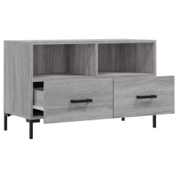 Meuble TV Sonoma gris 80x36x50 cm Bois d'ingénierie 617688617688