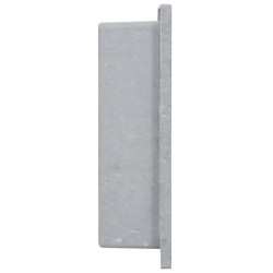 Niche de douche Gris mat 41x36x10 cm 617691617691