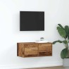 Meuble TV vieux bois 60x31x25,5 cm bois d'ingénierie 617692617692