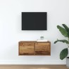 Meuble TV vieux bois 60x31x25,5 cm bois d'ingénierie 617692617692